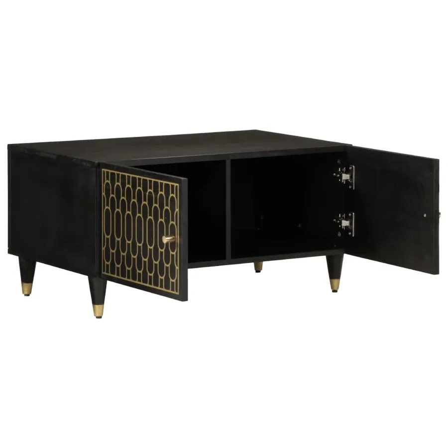 Table basse 80x50x40 cm bois de manguier massif - 2
