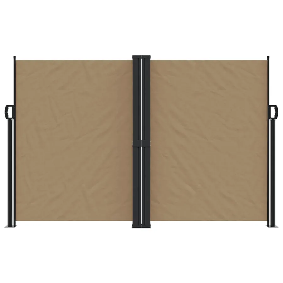 Auvent latéral rétractable taupe 160x1200 cm - 3