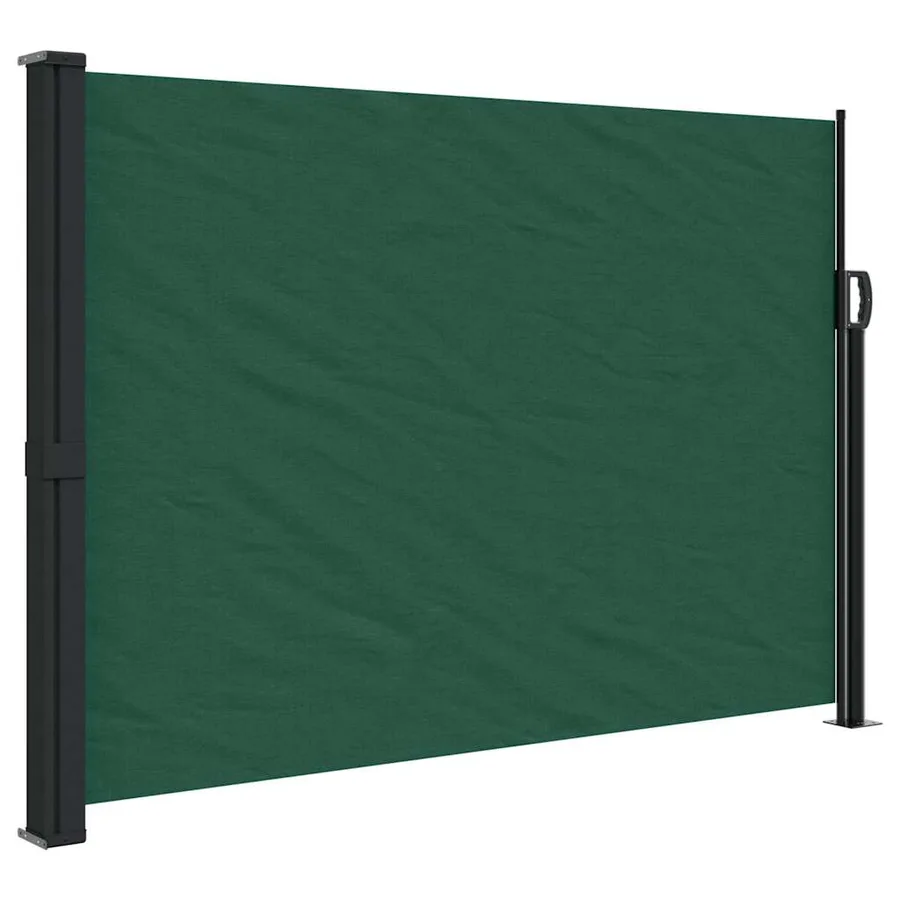 Auvent latéral rétractable vert foncé 140x300 cm - 2