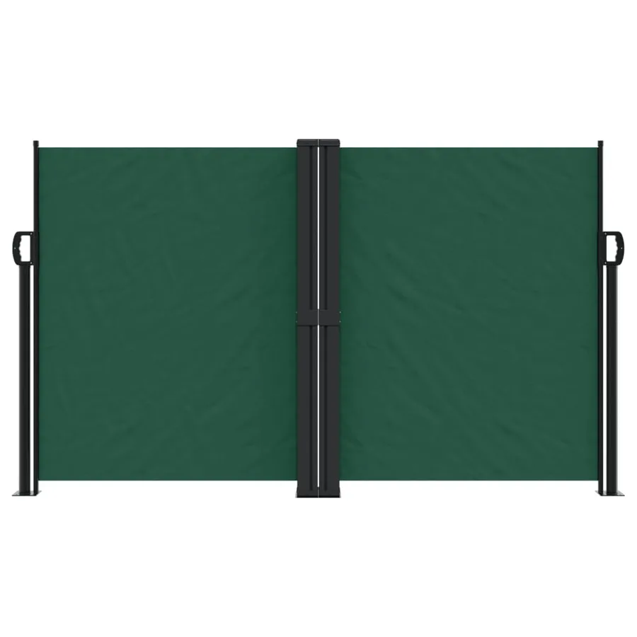 Auvent latéral rétractable vert foncé 140x1200 cm - 3