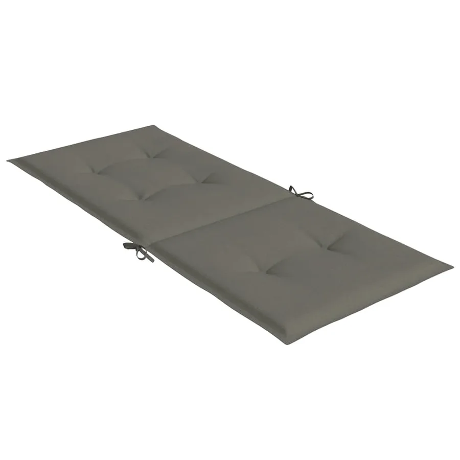 Coussins de chaise à dossier haut lot de 6 gris foncé mélangé - 6