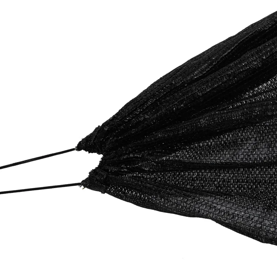 Tunnels en filet 2 pcs noir acier et polyéthylène - 8