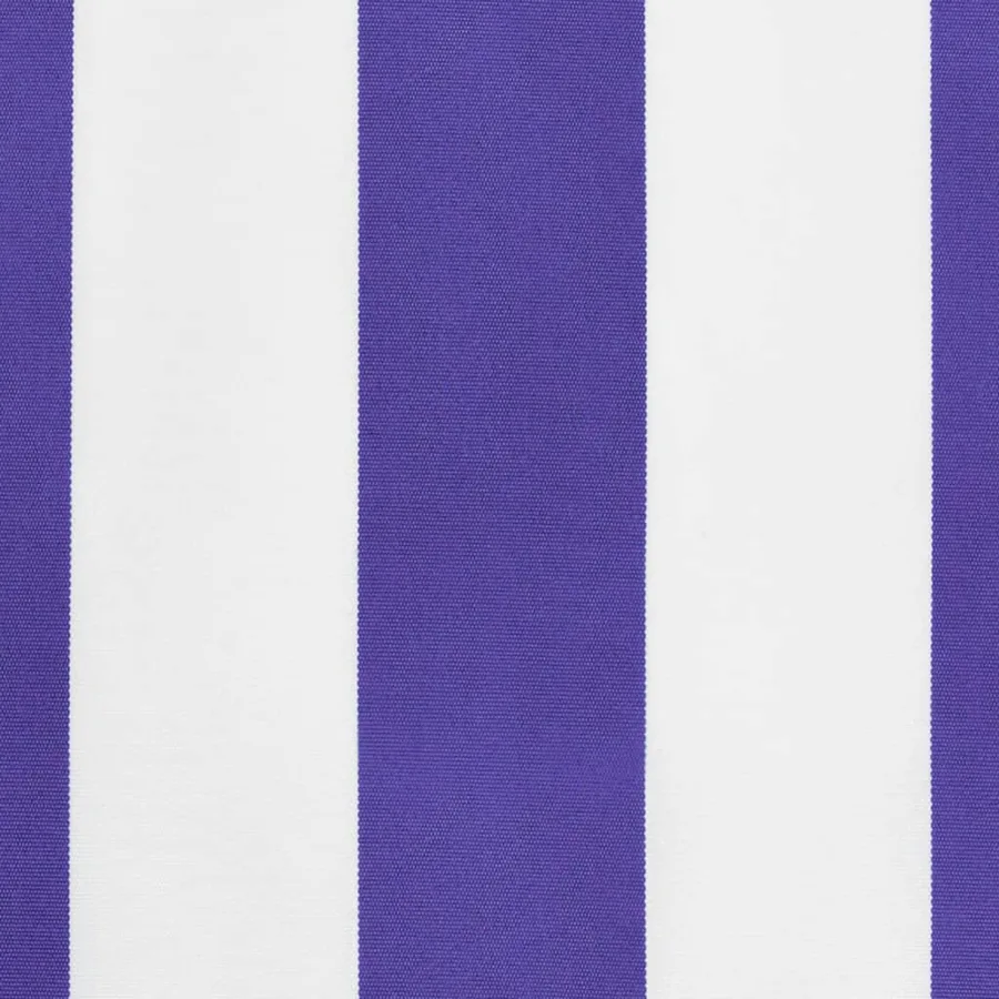 Tissu de remplacement de cantonnière d’auvent rayure bleu blanc - 5