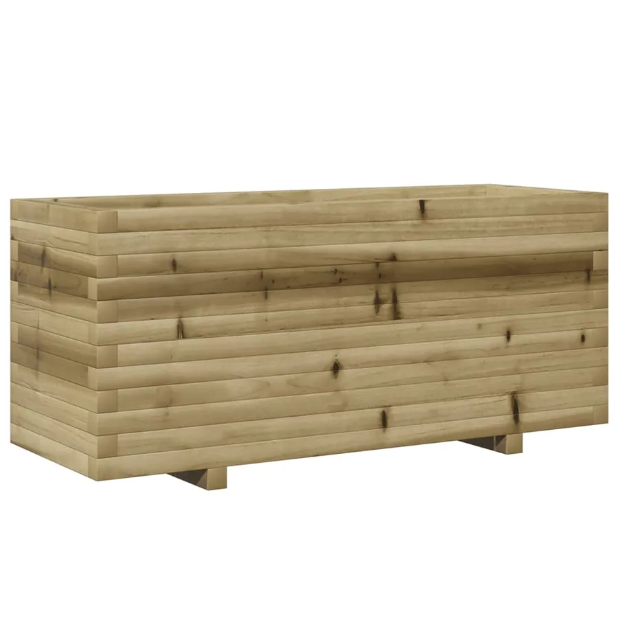 Jardinière 110x40x49,5 cm bois de pin imprégné - 2