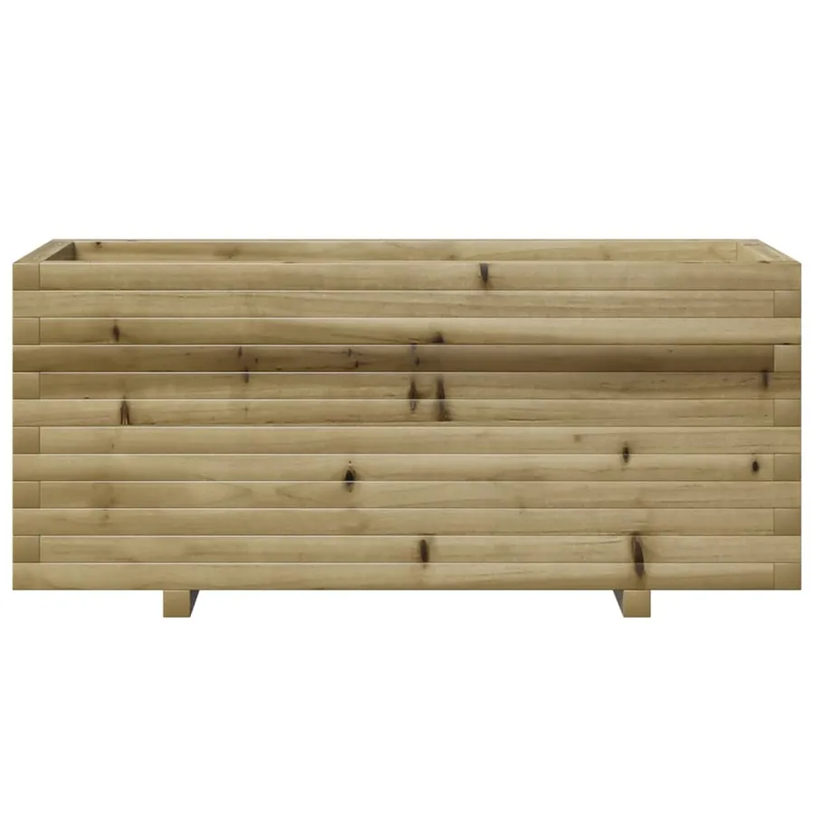Jardinière 110x40x49,5 cm bois de pin imprégné - 5