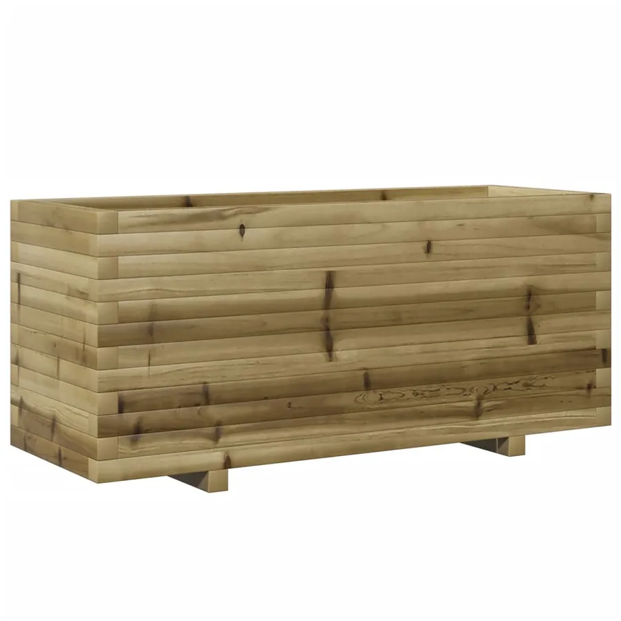 Jardinière 110x40x49,5 cm bois de pin imprégné - 7