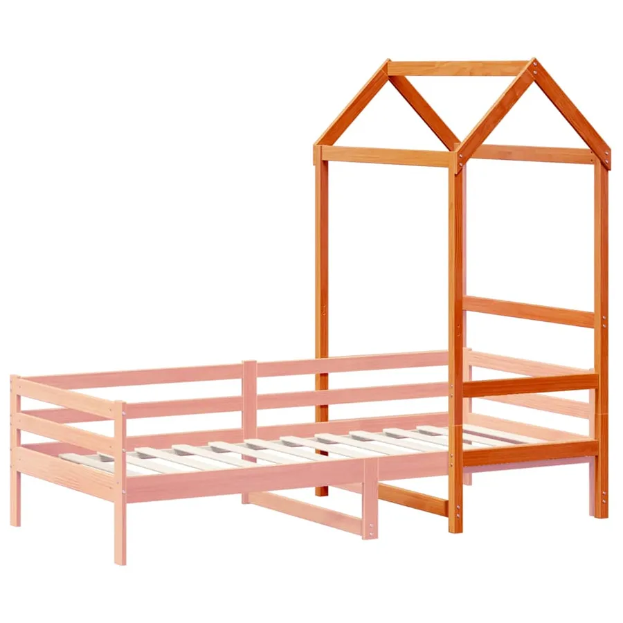 Toit de lit pour enfants 98x70x176,5 cm bois de pin massif - 3