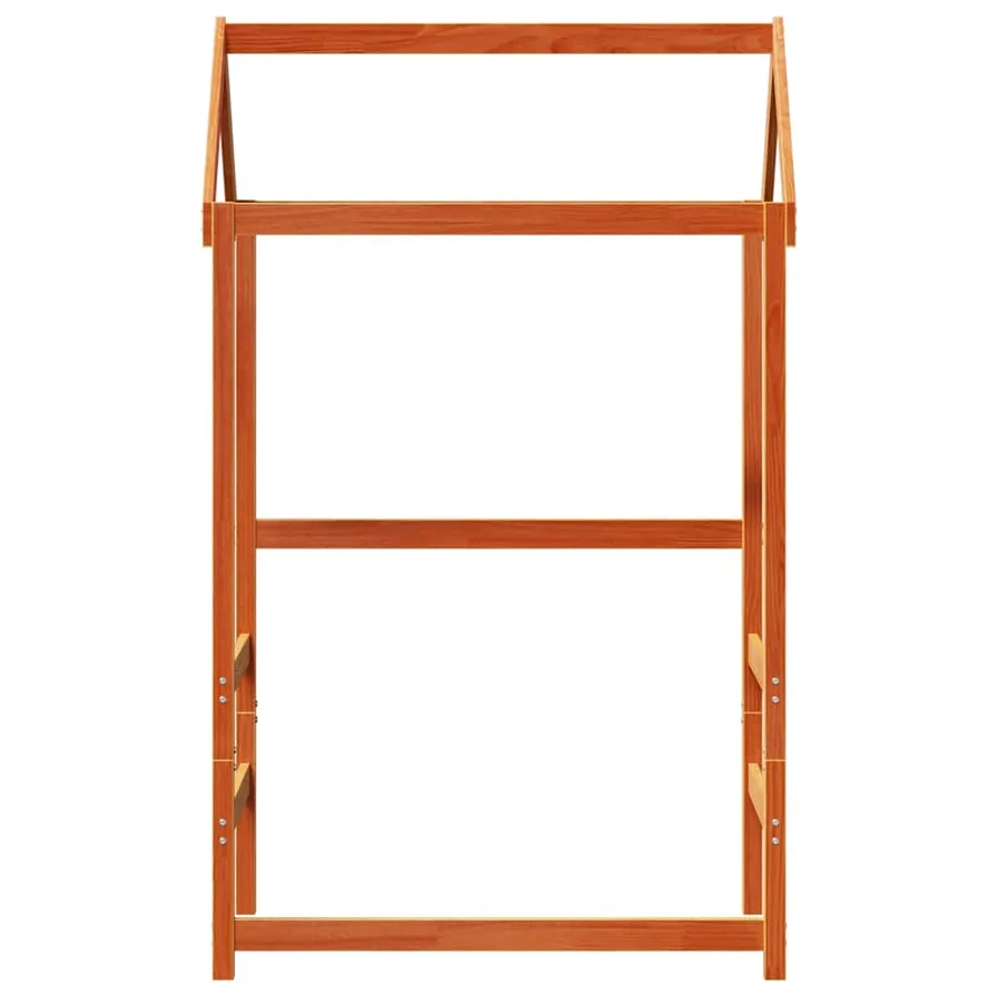 Toit de lit pour enfants 98x70x176,5 cm bois de pin massif - 4