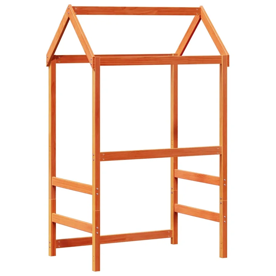Toit de lit pour enfants 98x70x176,5 cm bois de pin massif - 6
