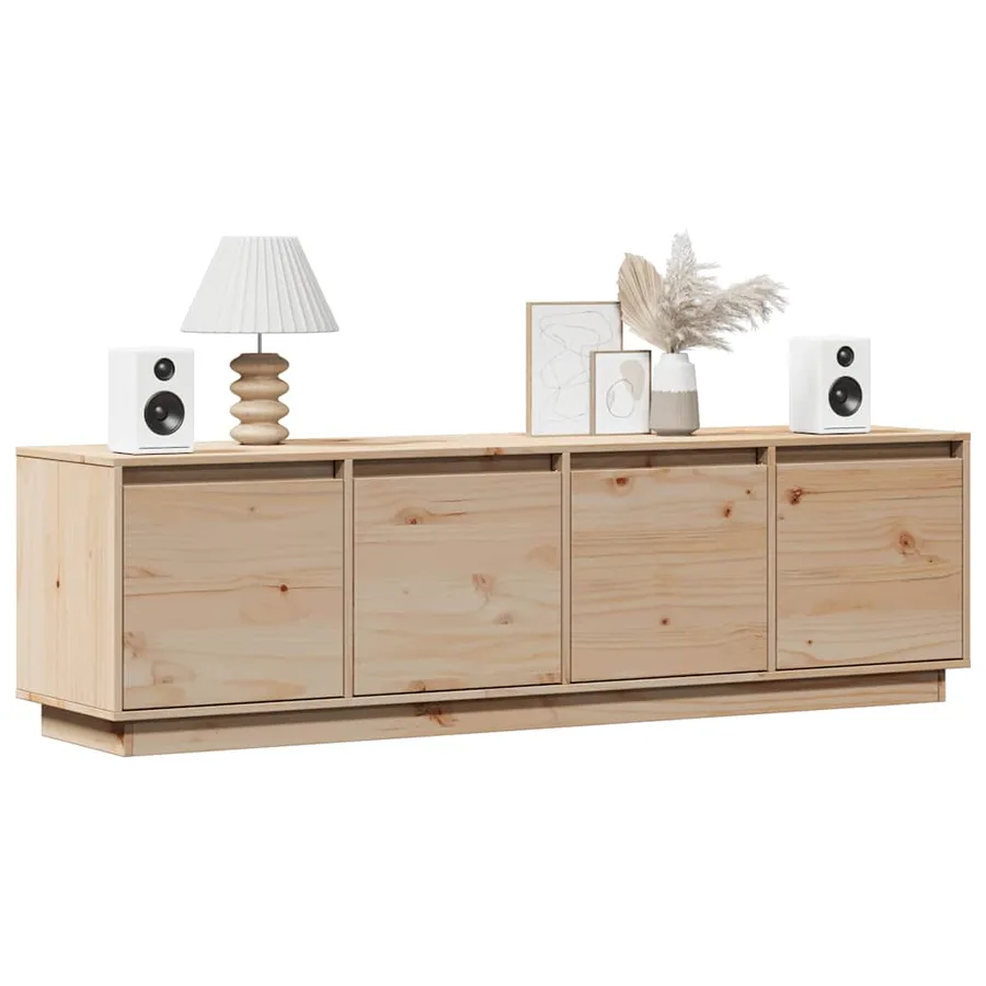 Meuble TV 156x37x45 cm Bois de pin massif - 3