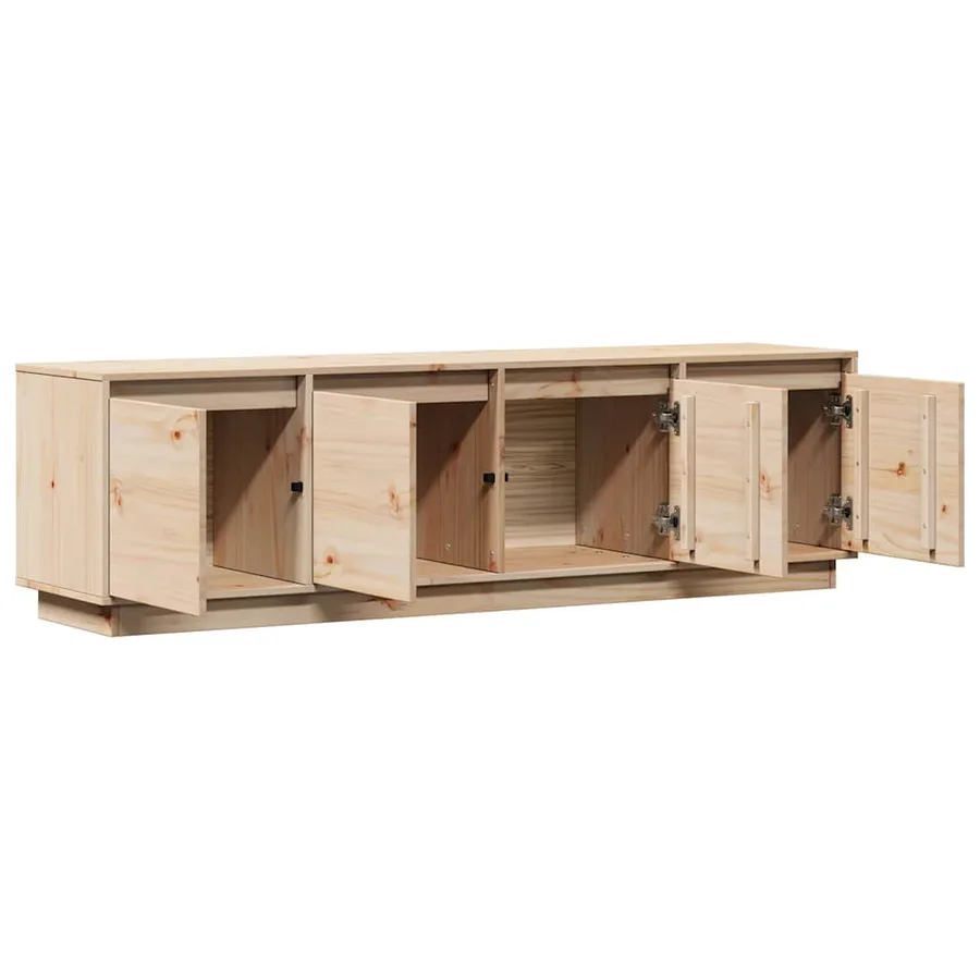 Meuble TV 156x37x45 cm Bois de pin massif - 5
