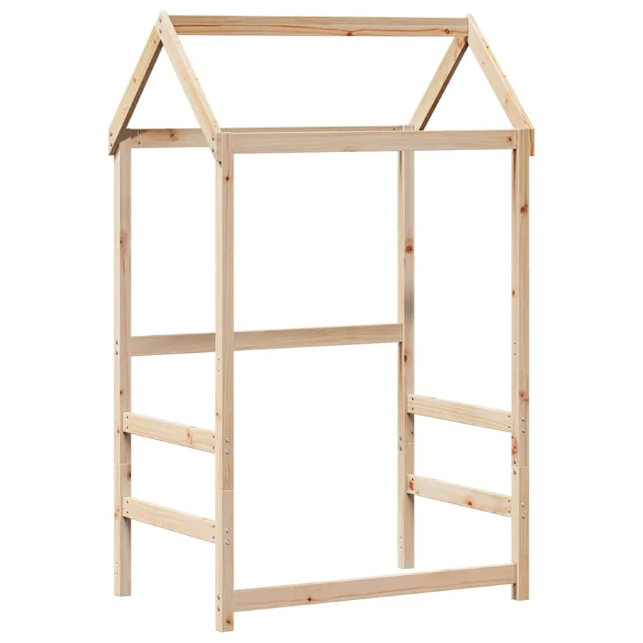 Toit de lit pour enfants 118x70x176,5 cm bois de pin massif - 2