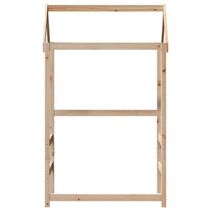 Toit de lit pour enfants 118x70x176,5 cm bois de pin massif - 4