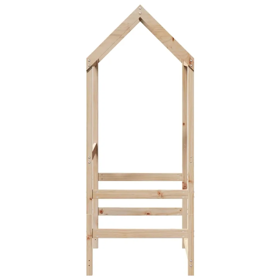 Toit de lit pour enfants 118x70x176,5 cm bois de pin massif - 5