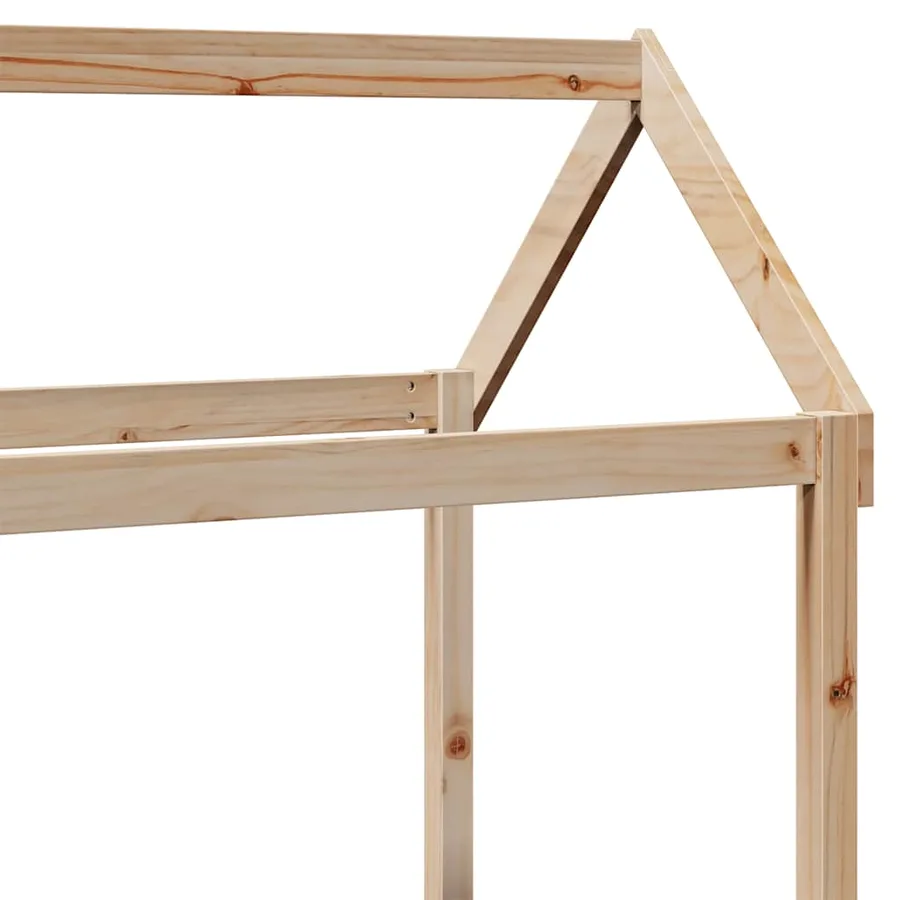 Toit de lit pour enfants 118x70x176,5 cm bois de pin massif - 7