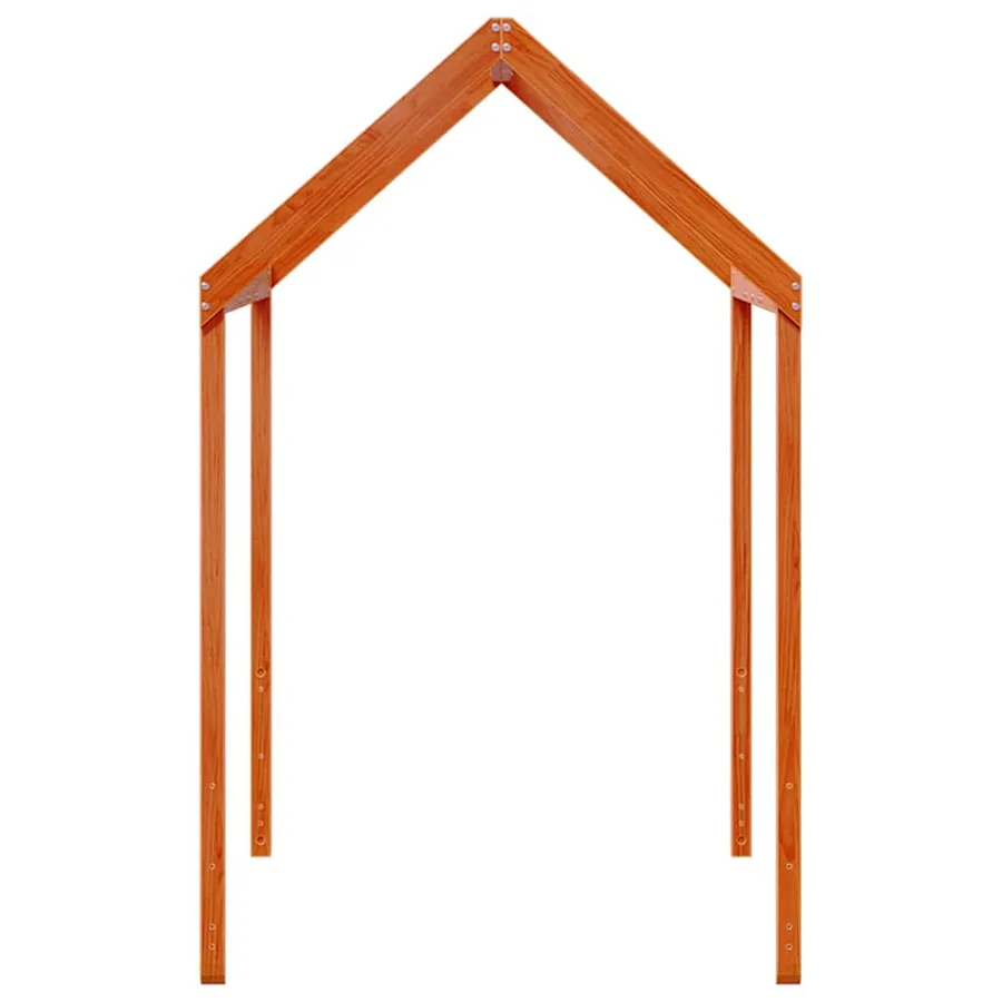 Toit de lit pour enfants 207x95,5x159 cm bois de pin massif - 5
