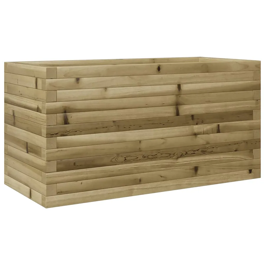 Jardinière 90x40x45,5 cm bois de pin imprégné - 2