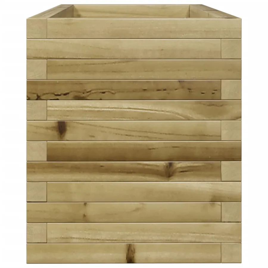 Jardinière 90x40x45,5 cm bois de pin imprégné - 6