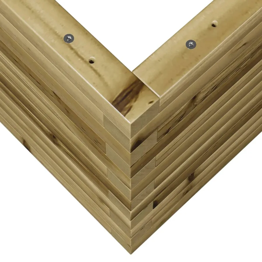 Jardinière 90x40x45,5 cm bois de pin imprégné - 8