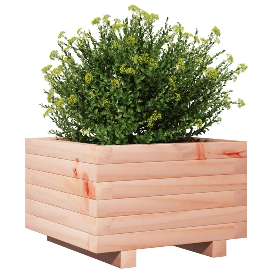 Jardinière 40x40x26,5 cm bois massif douglas - 4