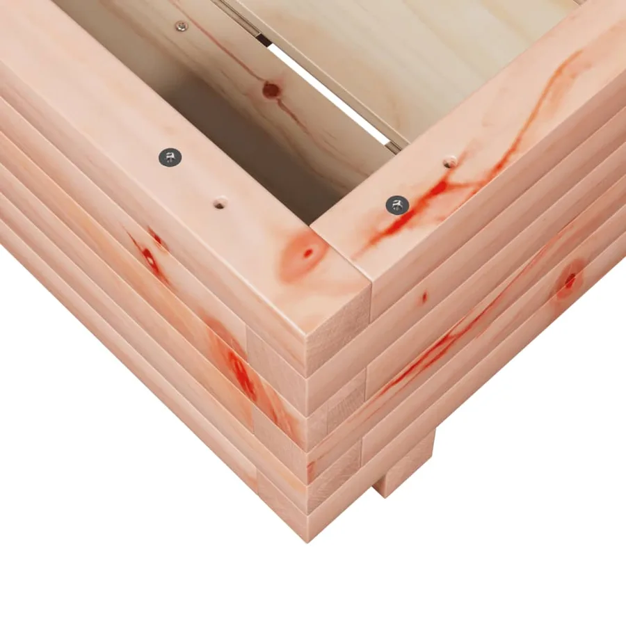 Jardinière 40x40x26,5 cm bois massif douglas - 8