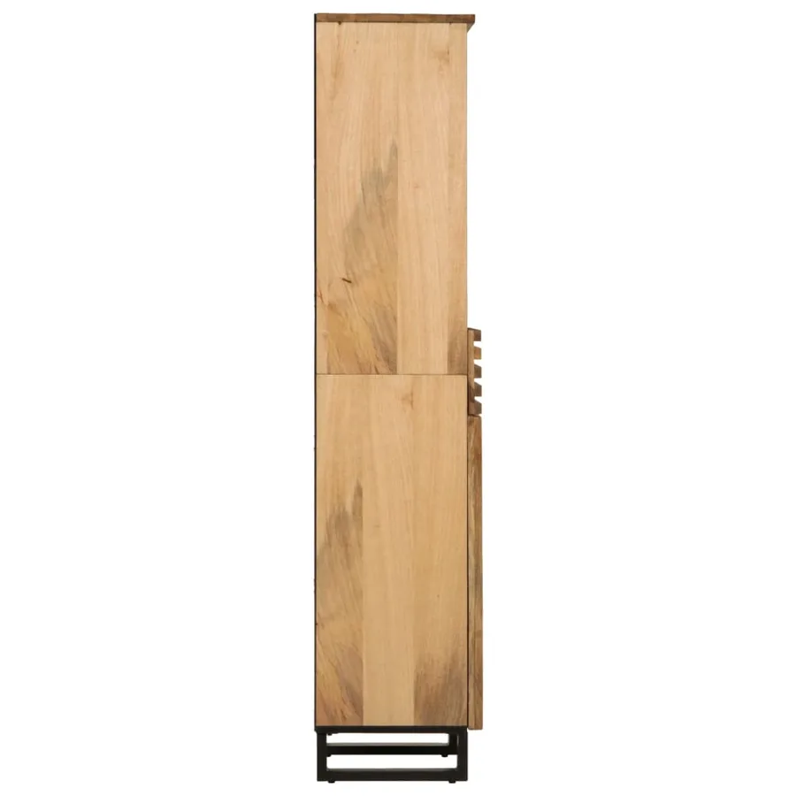 Buffet 38x34x160 cm bois de manguier massif brut - 3
