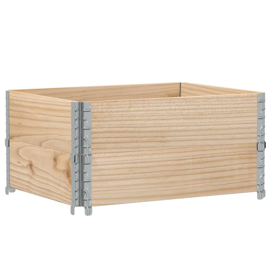 Jardinière 80x60 cm bois de pin massif - 5
