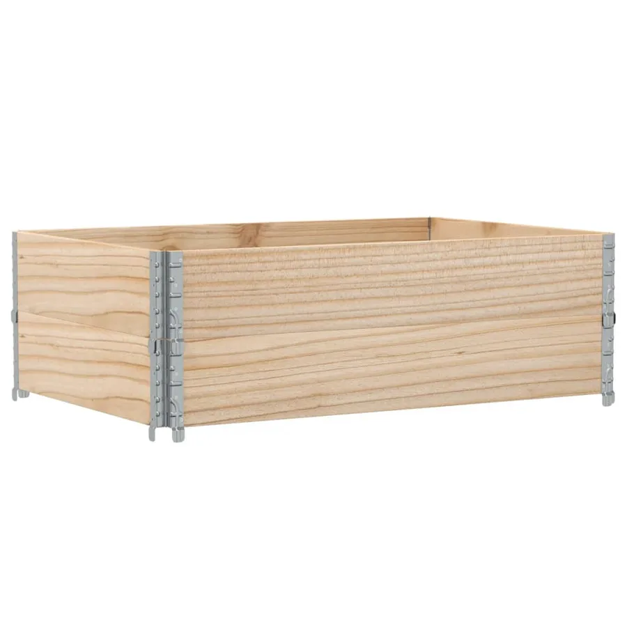 Jardinière 120x80 cm bois massif de pin - 5