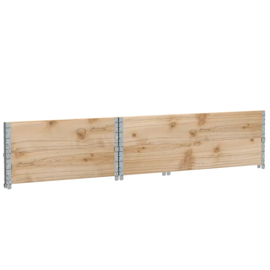 Jardinière 120x80 cm bois massif de pin - 6