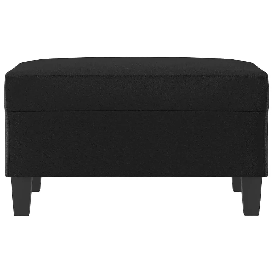 Repose-pied Noir 70x55x41 cm Similicuir - 3