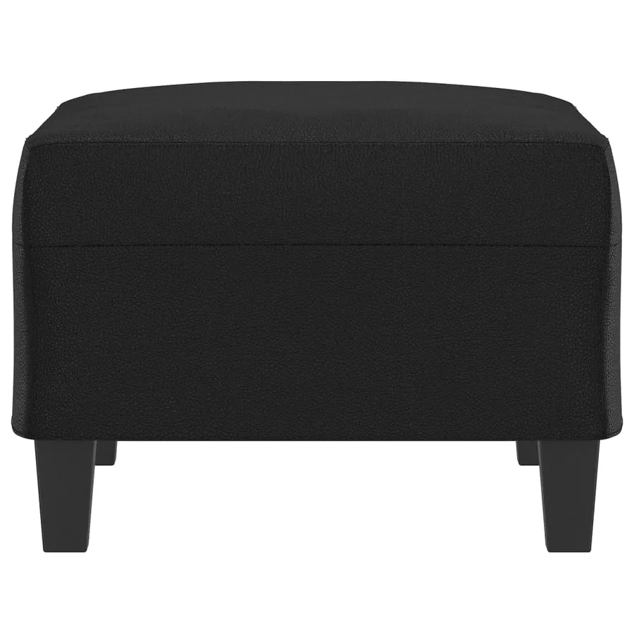 Repose-pied Noir 70x55x41 cm Similicuir - 4