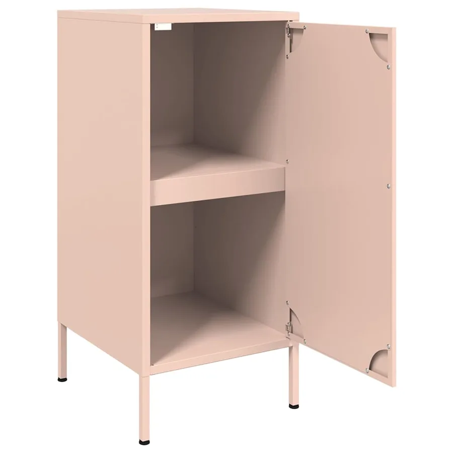Buffets 2 pcs rose 36x39x79 cm acier - 10