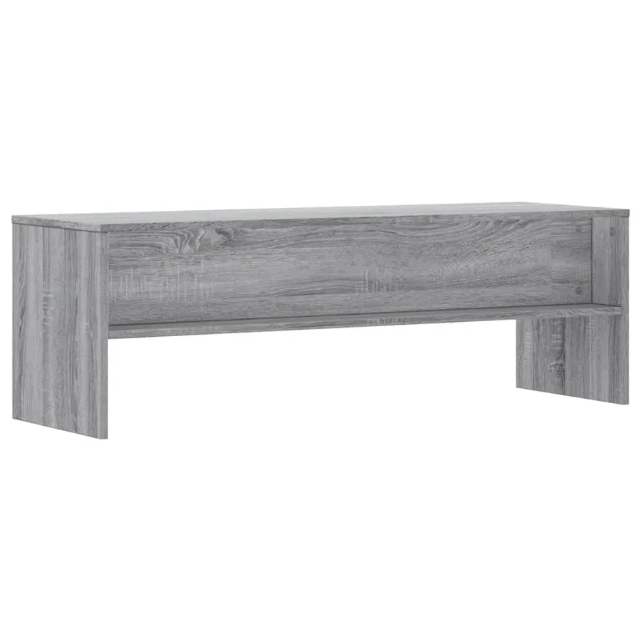 Meuble TV sonoma gris 120x40x40 cm bois d'ingénierie - 6