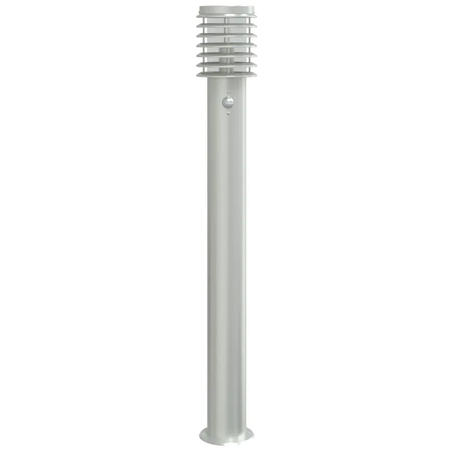 Lampadaires d'extérieur avec capteurs 3 pcs acier inoxydable - 4