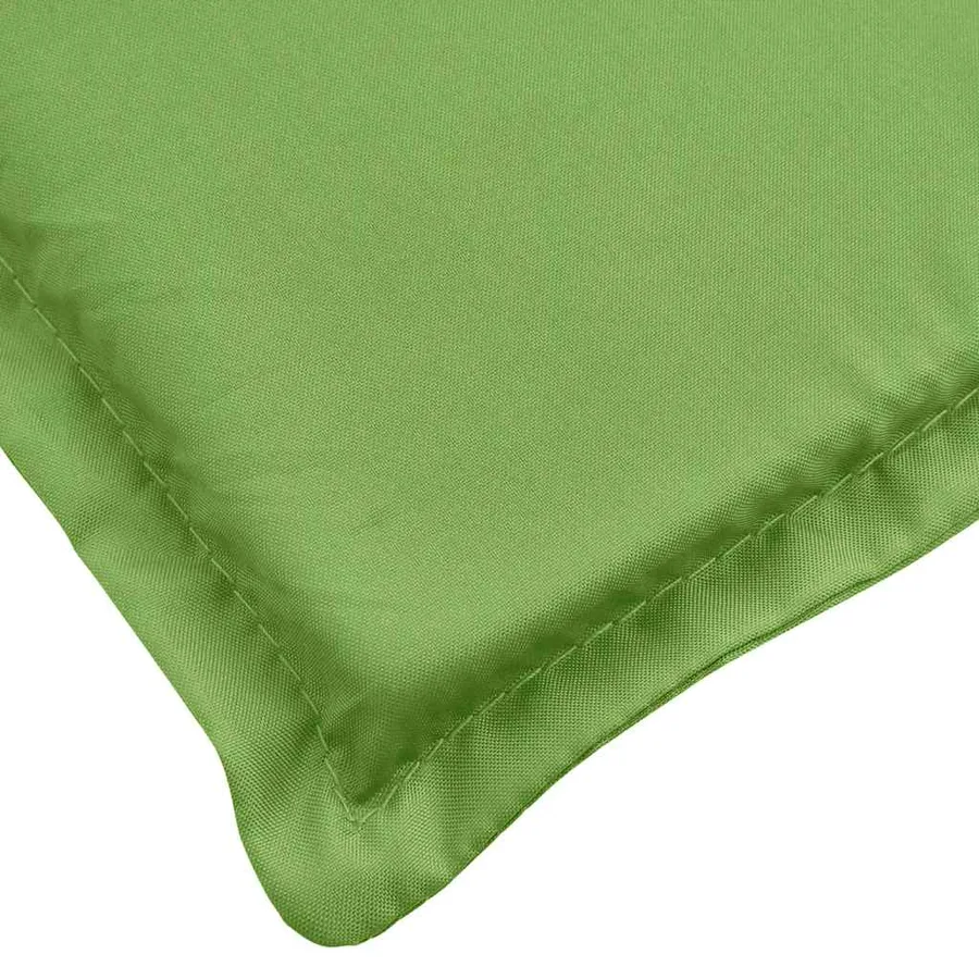Coussin de chaise longue vert mélangé 186x58x4 cm tissu - 7