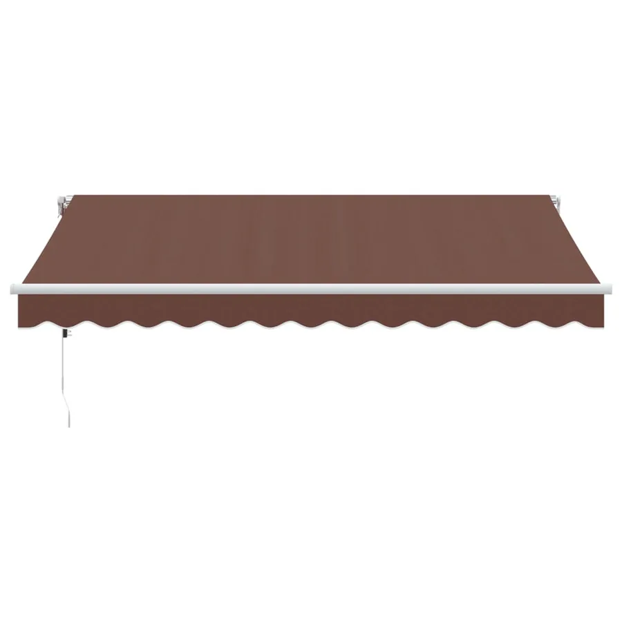 Auvent rétractable automatique marron 350x250 cm - 3