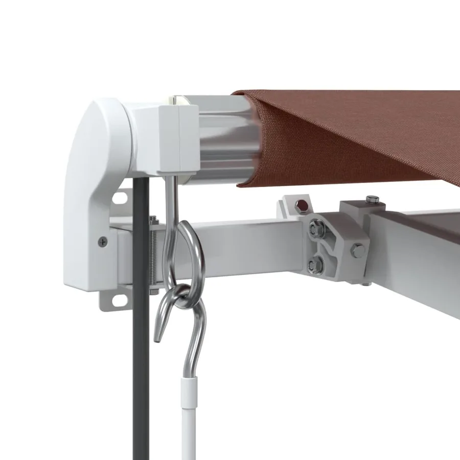 Auvent rétractable automatique marron 350x250 cm - 6