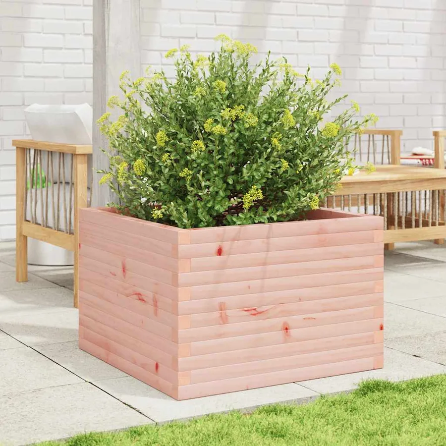 Jardinière 70x70x46 cm bois massif de douglas - 3