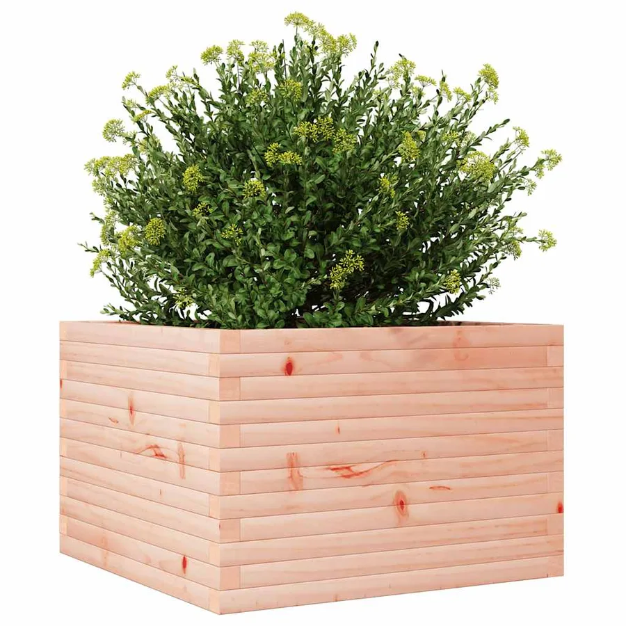 Jardinière 70x70x46 cm bois massif de douglas - 4