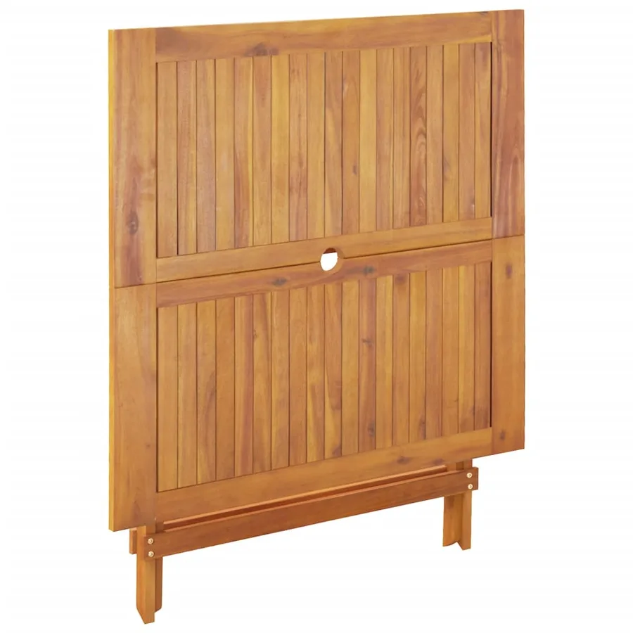 Ensemble à manger de jardin 5 pcs taupe tissu et bois massif - 8