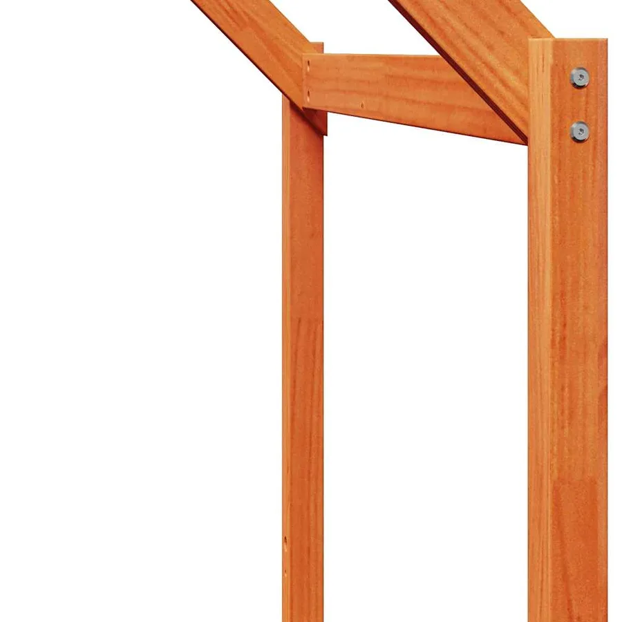 Toit de lit pour enfants 203x80,5x142 cm bois de pin massif - 7