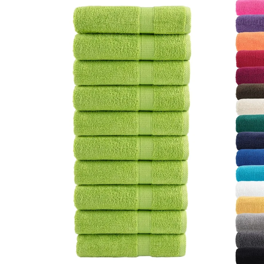 Essuie-mains de qualité supérieure SOLUND 10 pcs vert pomme - 2