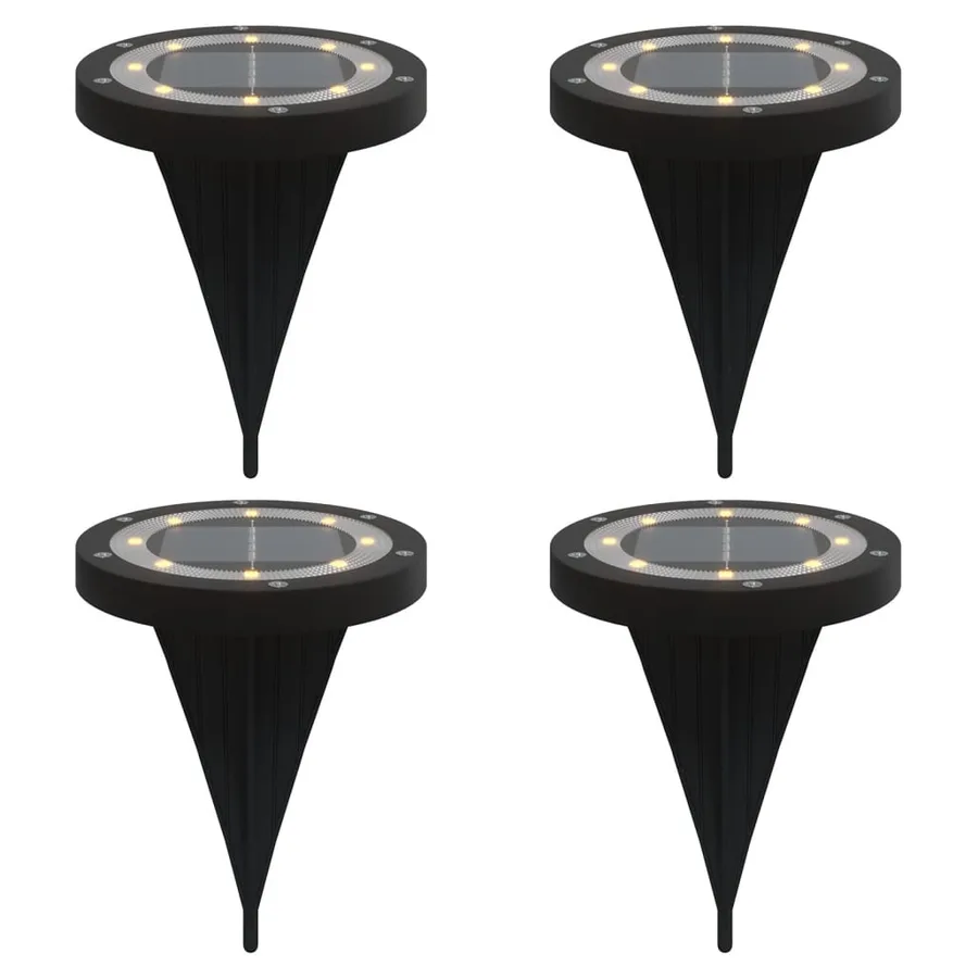 Lampes solaires de sol et piquets de sol extérieur 4 pcs - 2
