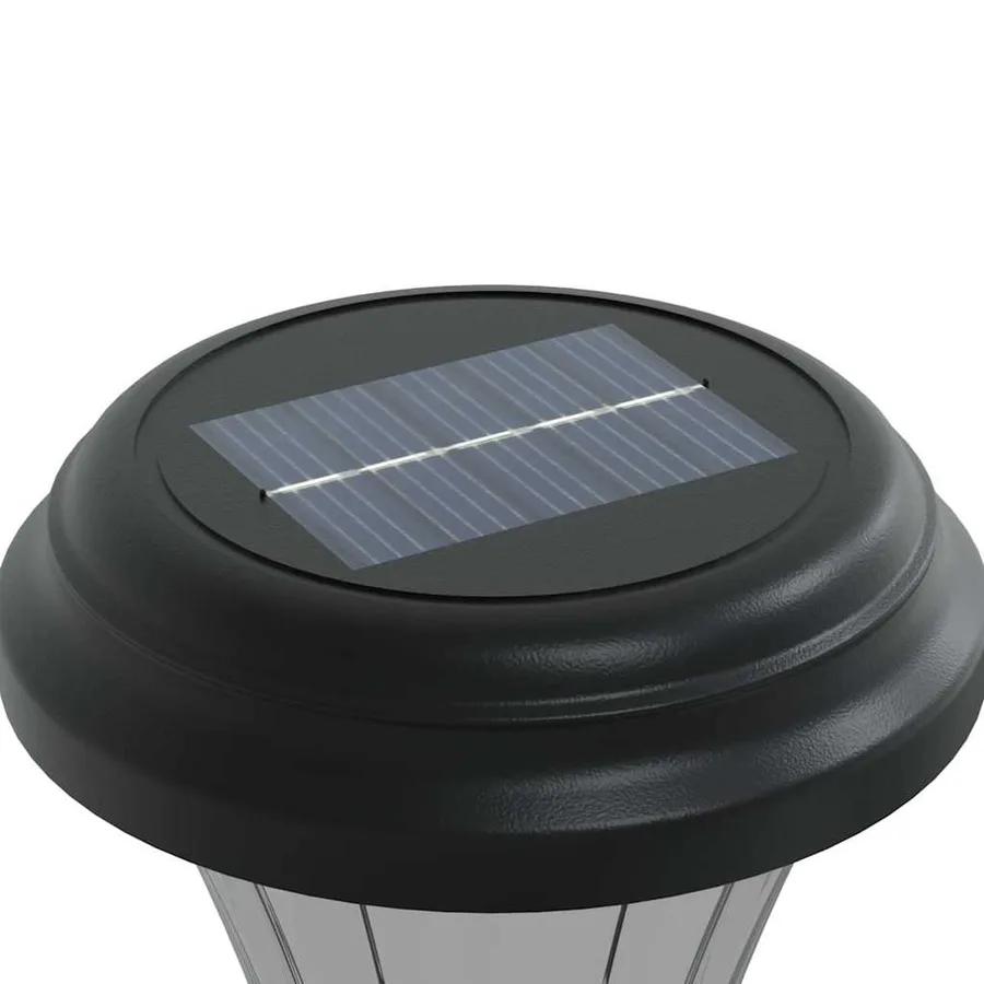 Lampes solaires d'allées et piquets de sol 12 pcs blanc - 9