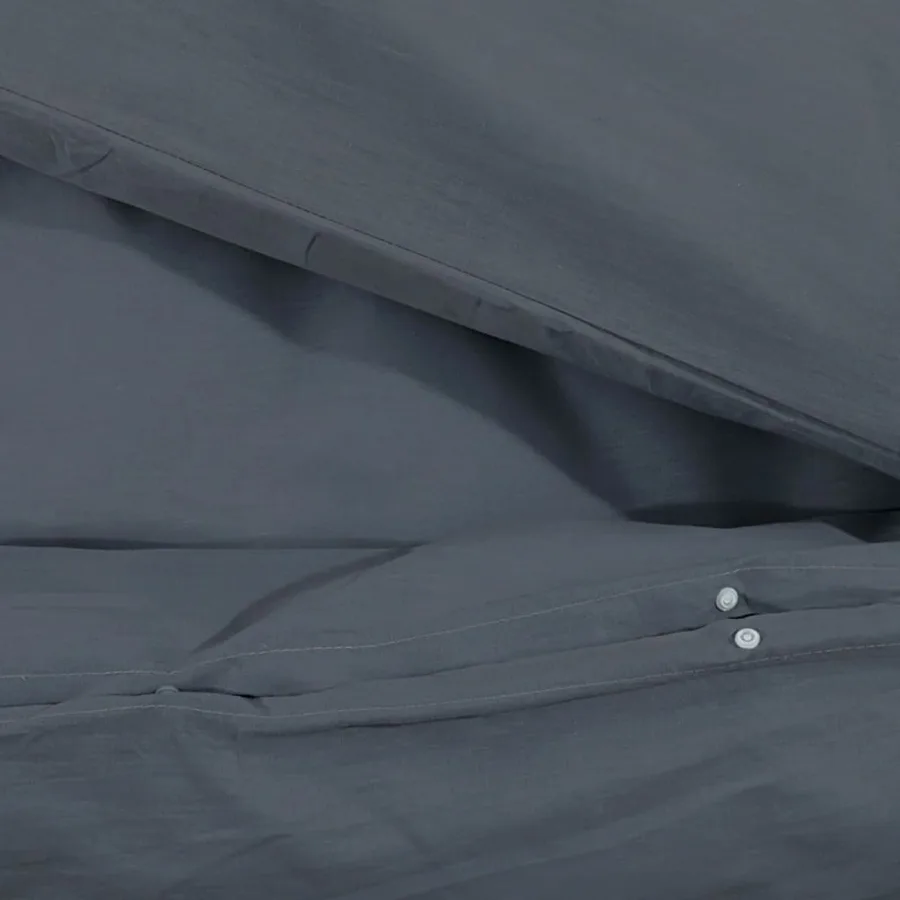 Ensemble de housse de couette Anthracite 200x220 cm Microfibre - 8