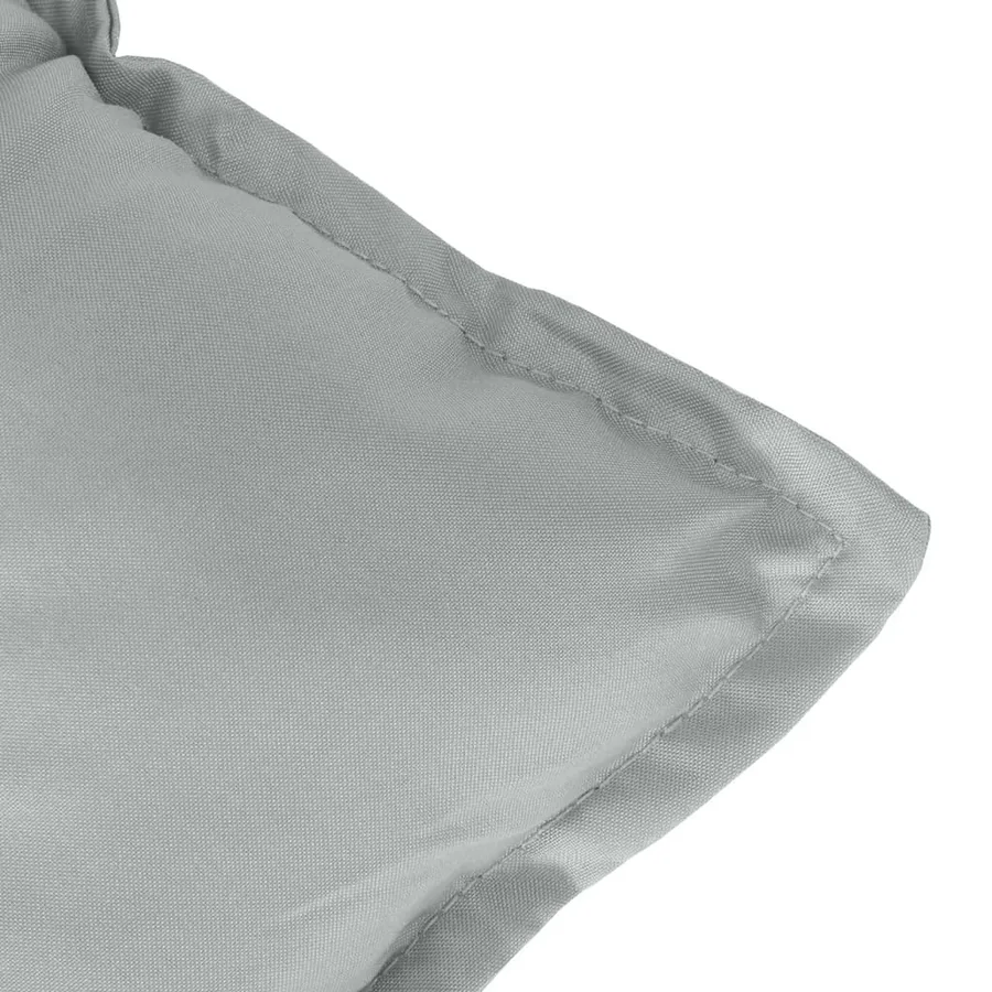 Coussins de banc de jardin lot de 2 gris clair mélangé tissu - 8