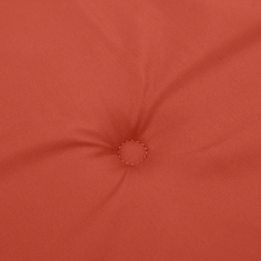 Coussin de banc de jardin rouge mélangé 150x50x7 cm tissu - 6