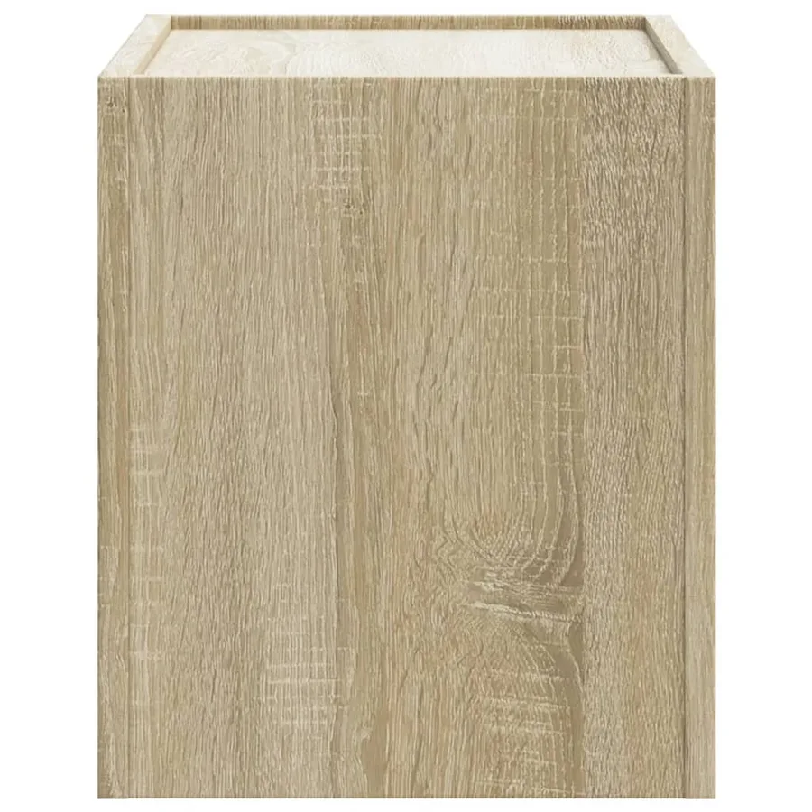Table de chevet murale chêne sonoma 45x30x35 cm - 5