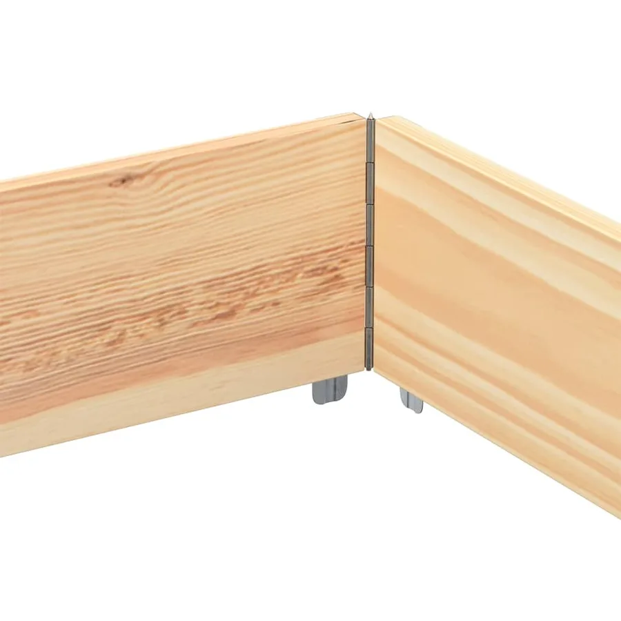 Jardinière 150x100 cm bois de pin massif - 6