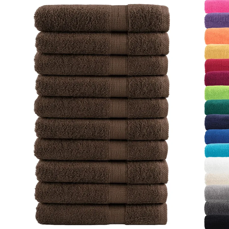 Serviettes de qualité supérieure SOLUND 10 pcs marron 600 g/m² - 2
